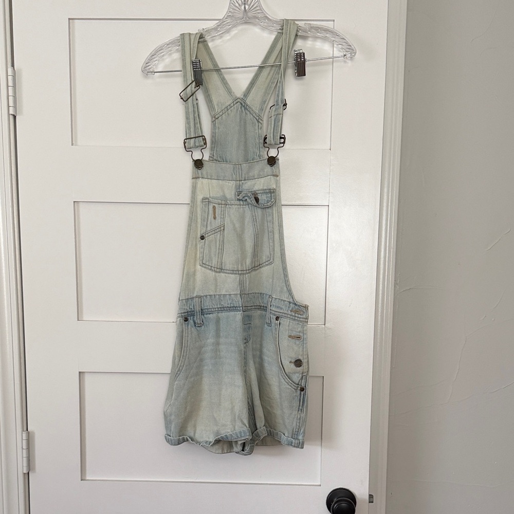 LEI Light Blue Denim Overalls